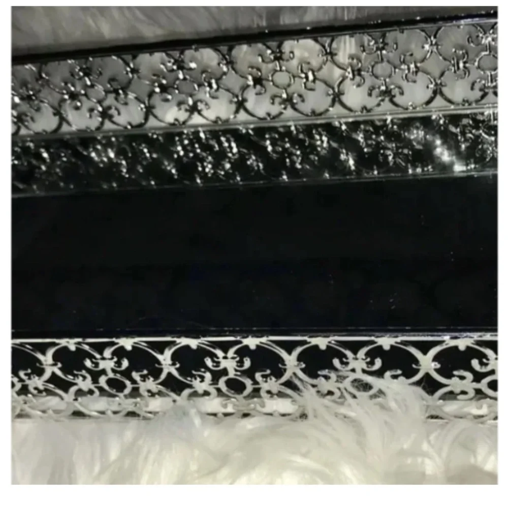 Silver Vanity Tray | Silver Mirror Tray